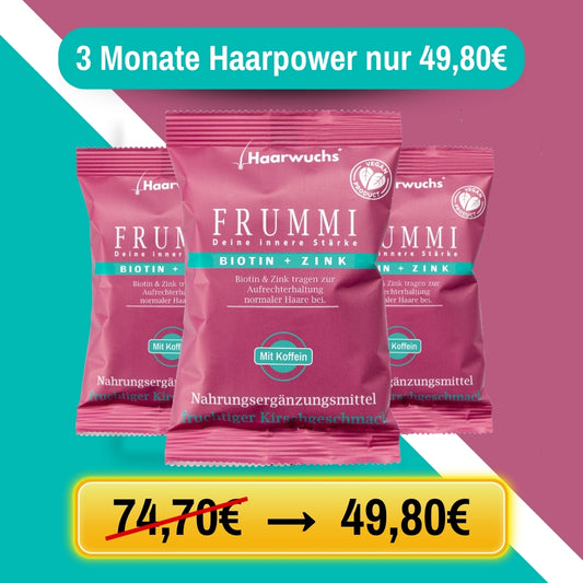 Frummi - 90 dni | 3x 120 gramów + gratis gumka do włosów