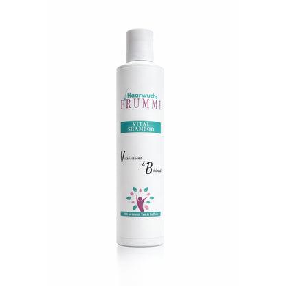 Frummi Vital Shampoo mit Grünem Tee und Koffein 200 ml | Vitalisierend  belebend