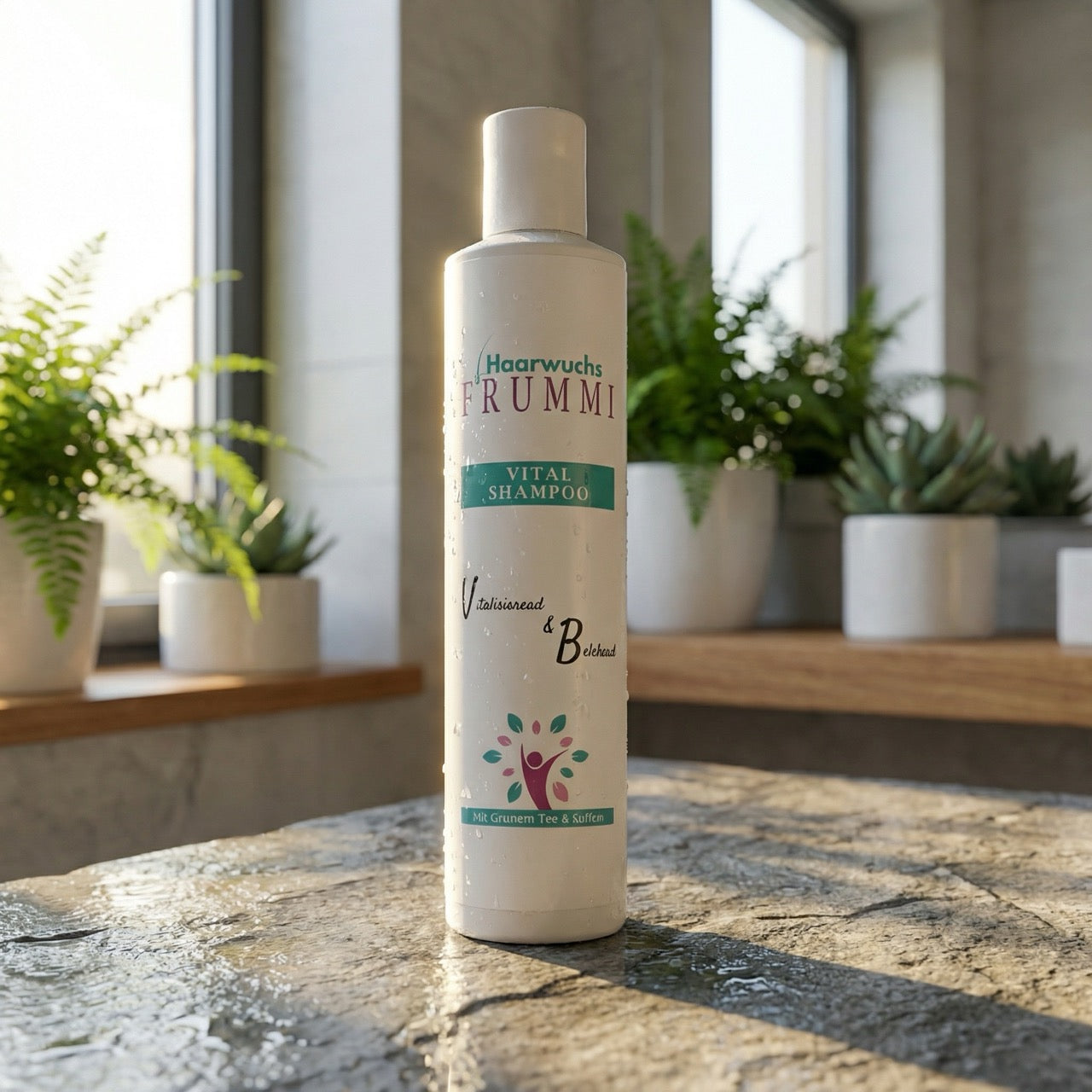 Frummi Vital Shampoo mit Grünem Tee und Koffein | Vitalisierend  belebend