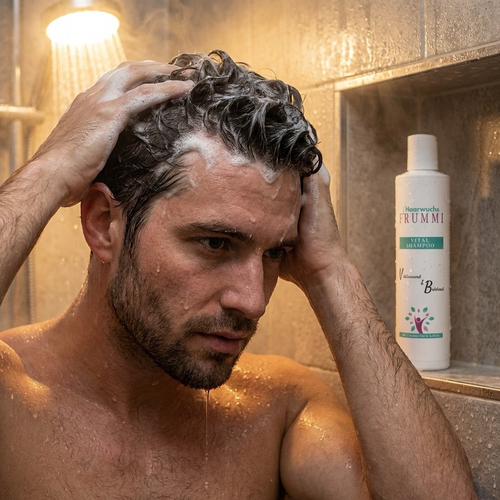 Frummi Vital Shampoo mit Grünem Tee und Koffein | Vitalisierend  belebend
