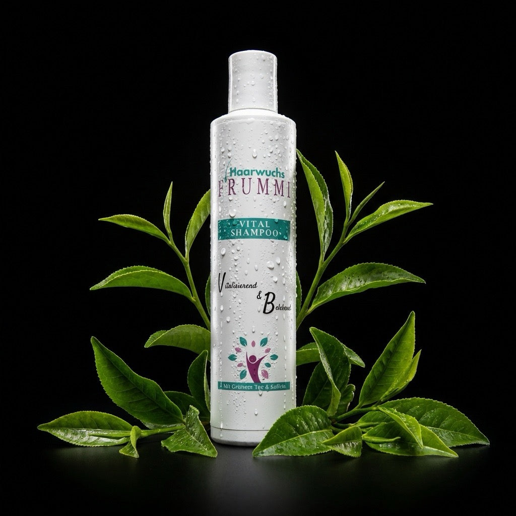 Frummi Vital Shampoo mit Grünem Tee und Koffein | Vitalisierend  belebend