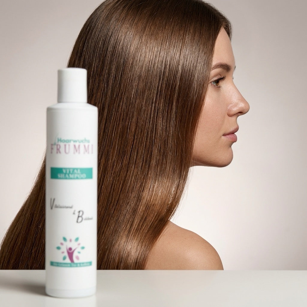 Frummi Vital Shampoo mit Grünem Tee und Koffein | Vitalisierend  belebend