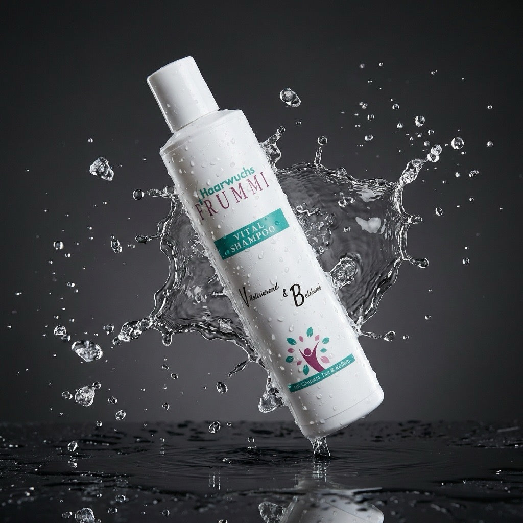 Frummi Vital Shampoo mit Grünem Tee und Koffein | Vitalisierend  belebend